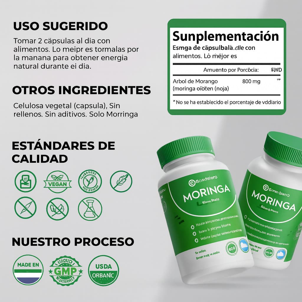 2x1 MORINGA - ADIÓS ESTRÉS